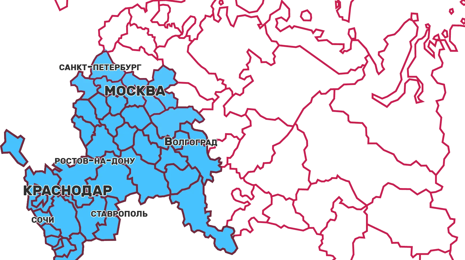 Карта в Выселках